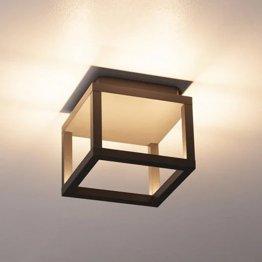 SLV Quadrulo LED lámpara de techo para exterior indir. antracita