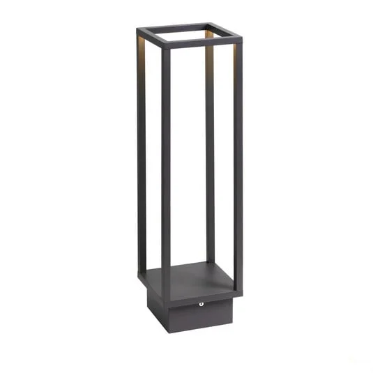SLV Quadrulo Bolardo luminoso LED, antracita