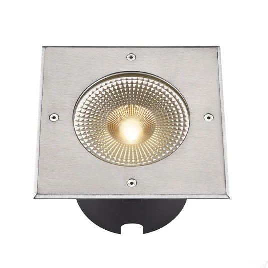 SLV Rocci 200 LED lámpara de suelo empotrable cuadrada 20cm