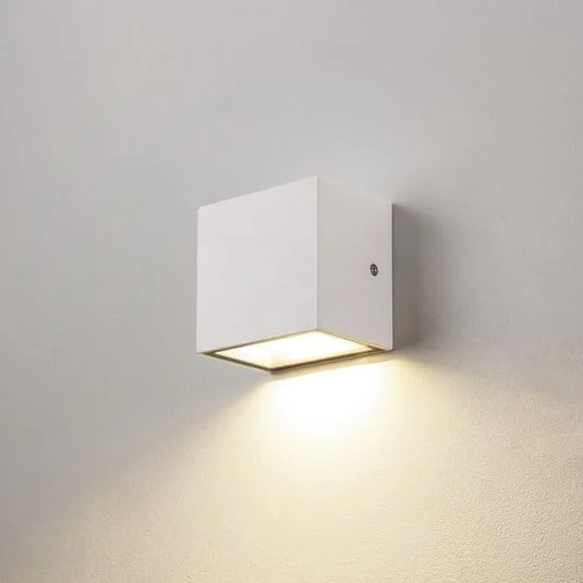 SLV Sitra Aplique LED para exterior down, blanco