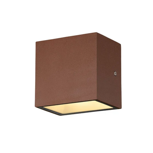 SLV Sitra Aplique LED para exterior down, óxido