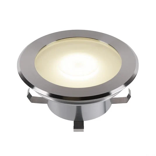 SLV Dasar Flat 120 Lámpara de suelo empotrable LED, 3.000 K