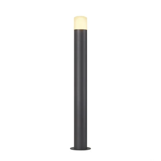 SLV Grafit bolardo luminoso antracita cilindro 90 cm