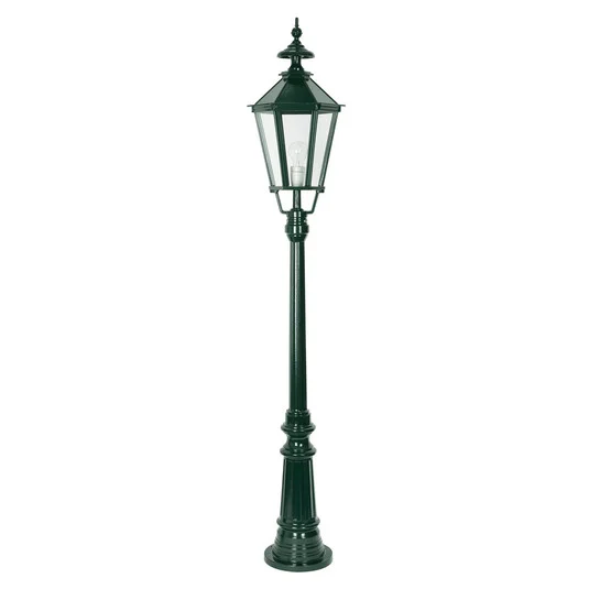 Farola Dublín de aluminio fundido a presión, verde