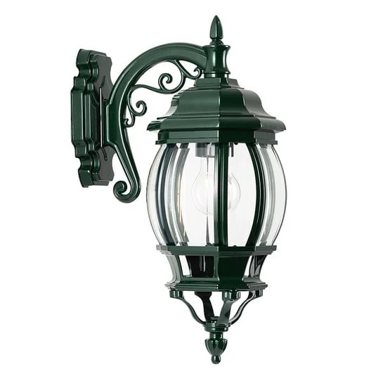 Aplique de exterior Andrew farol colgante, verde