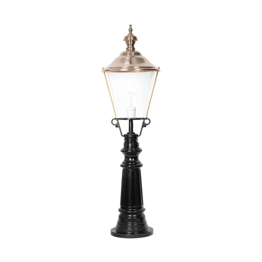 Timor bolardo luminoso, negro