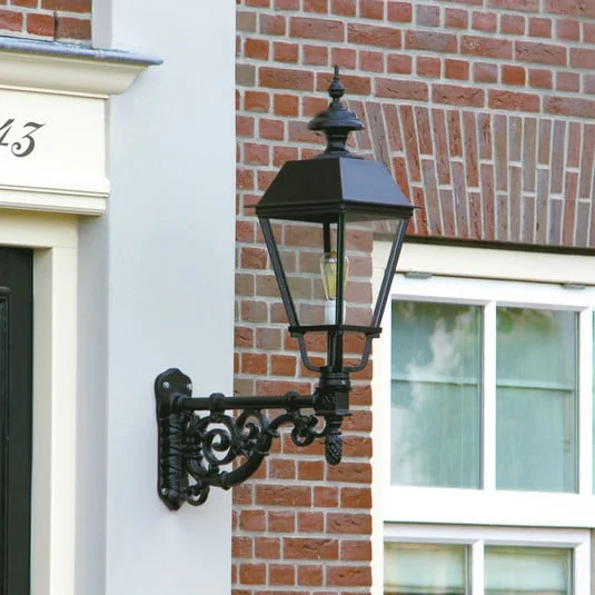 Aplique de exterior de buen gusto M43, negro
