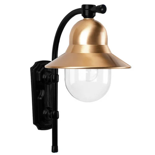 Aplique de exterior Timeless Toscane, negro