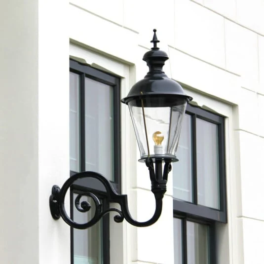 Amstel - Aplique de exterior, negro