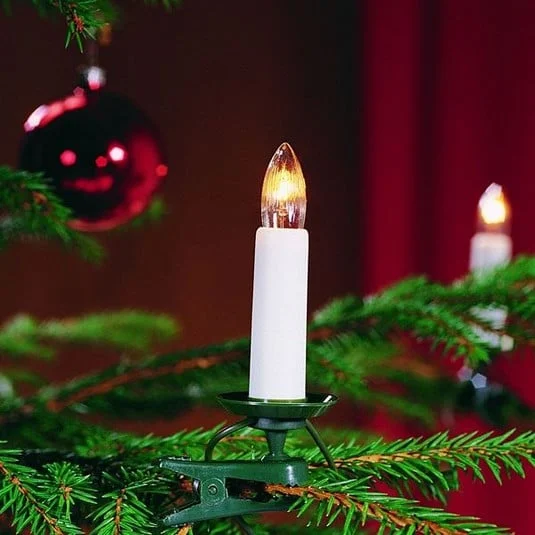 Árbol de 25 luces 13,6 m enchufe desmontable