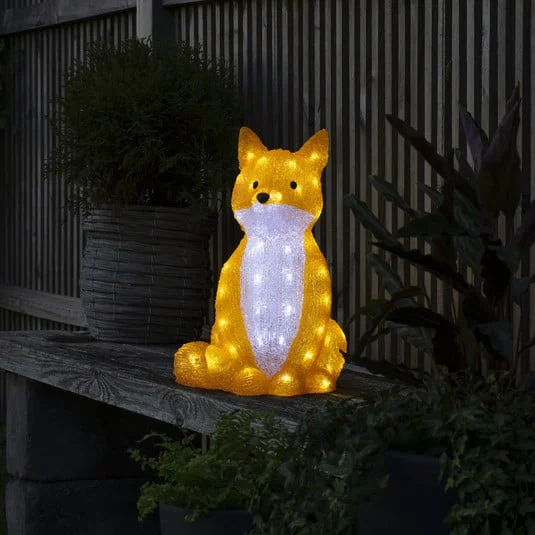 Figura luminosa LED Zorro, kit de 5 como cadena