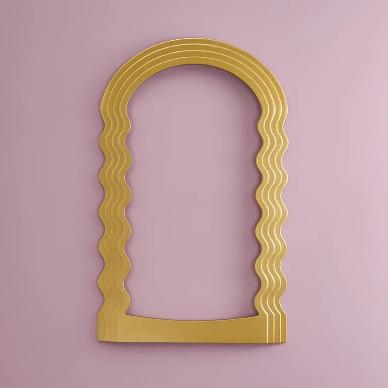 Rahmen Waves, gold