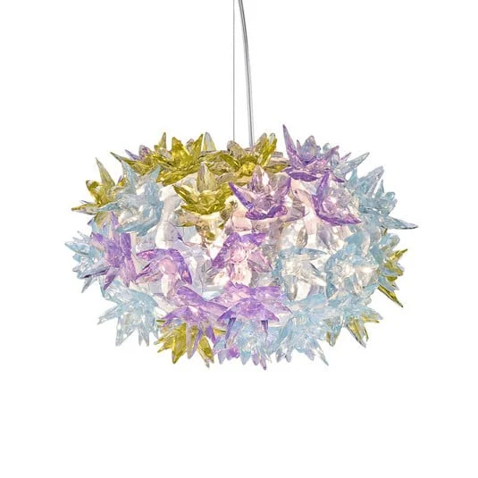 Kartell Bloom S2 lámpara colgante LED G9, lavanda