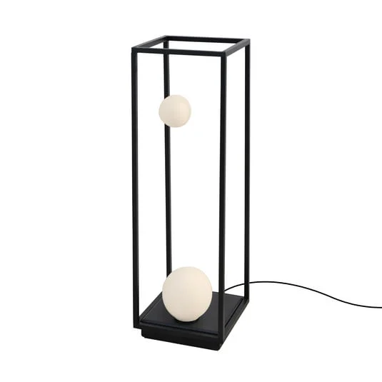Karman Abachina lámpara pie LED IP65 70cm negro