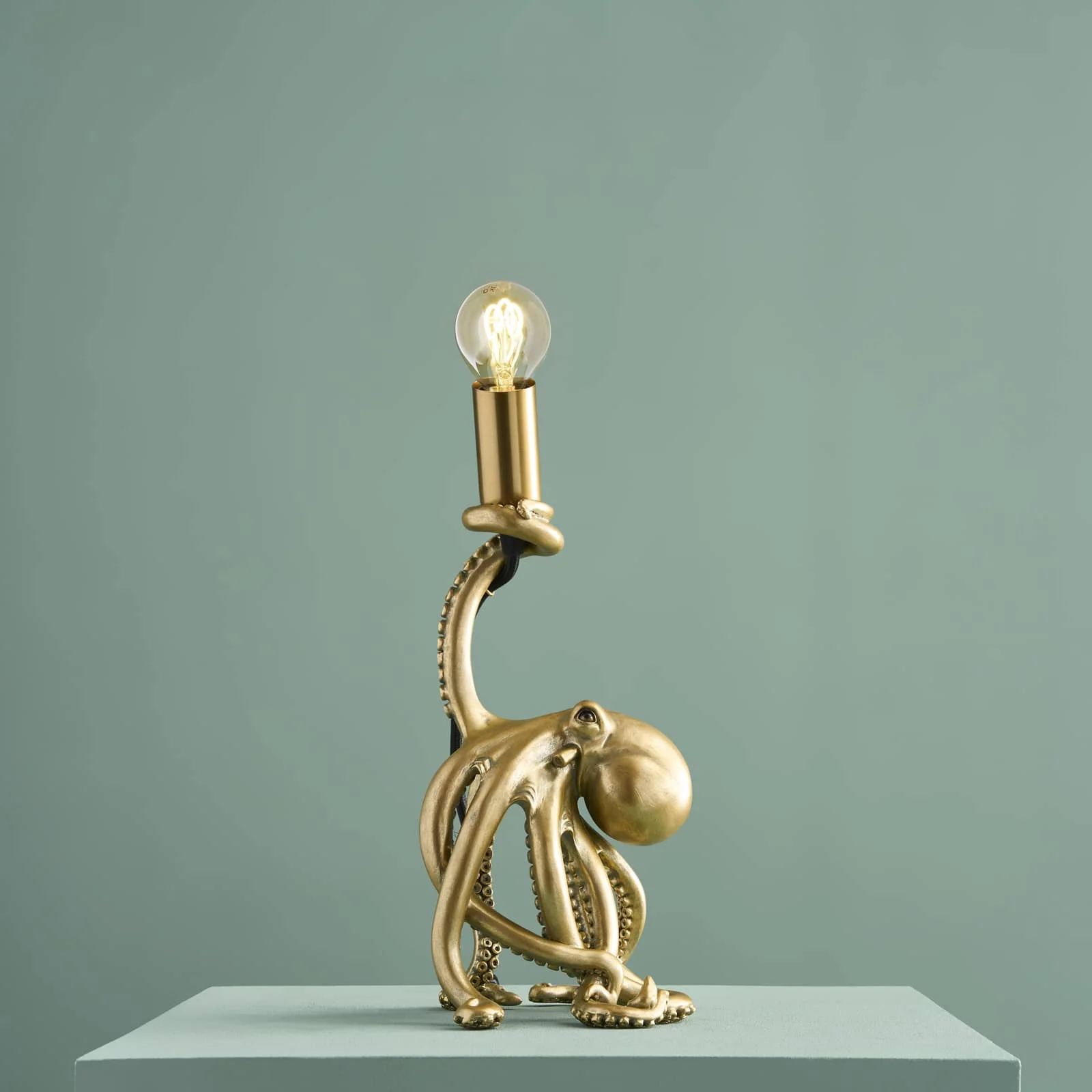 Tischleuchte Oktopus Baby Otto Octopus, gold