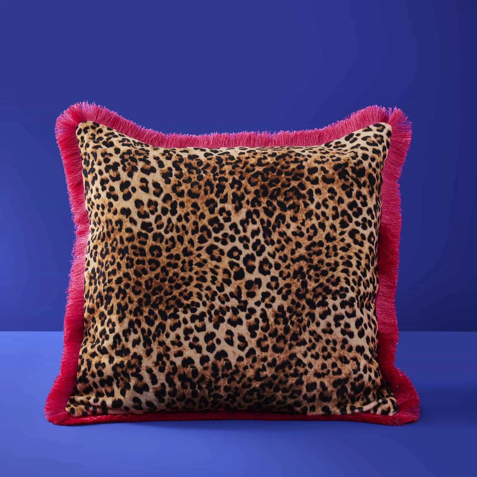 Kissen m. Leopardmotiv Jungle Love, mehrfarbig