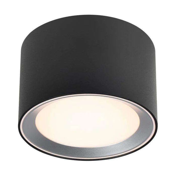 Nordlux Techo Foco Landon 8 Metal Negro 6.5W 600lm - 827 Luz Muy Cálida | IP44 - 3 Pasos Regulable