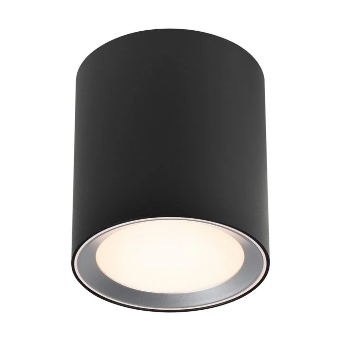 Nordlux Techo Foco Landon 14 Metal Negro 6.5W 600lm - 827 Luz Muy Cálida | IP44 - 3 Pasos Regulable