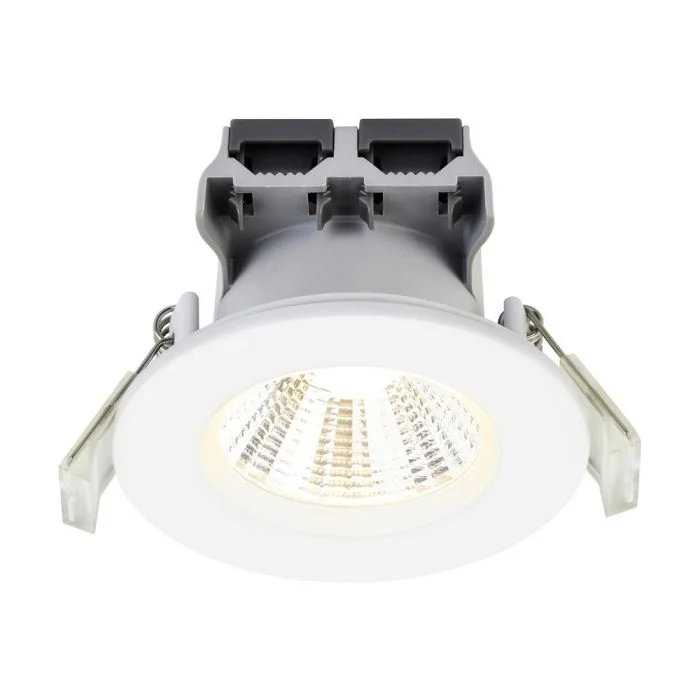 Multipack 3x Nordlux Downlight Fremont Metal Blanco 4.5W 345lm 36D - 827 Luz Muy Cálida | 85mm - IP65