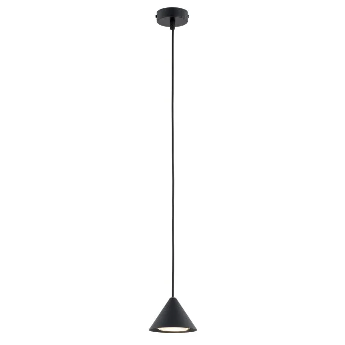 Emibig Colgante De Luz Elit Acero Negro | Apta para 1x GX53 - Max 12W