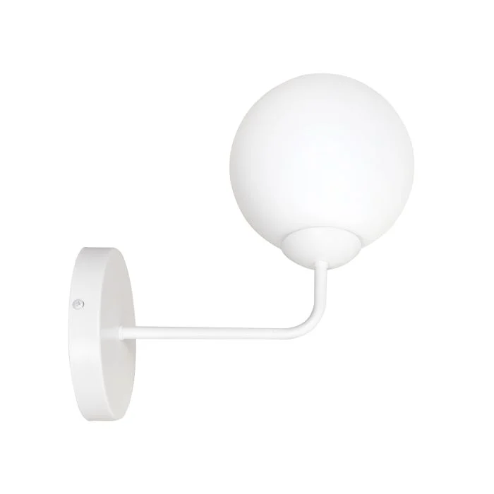 Emibig Luz De Pared Pregos Acero Blanco | Apta para 1x E14 - Max 10W