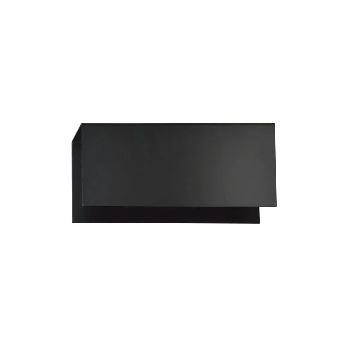 Emibig Luz De Pared Gentor Acero Negro | Apta para 1x E27 - Max 15W