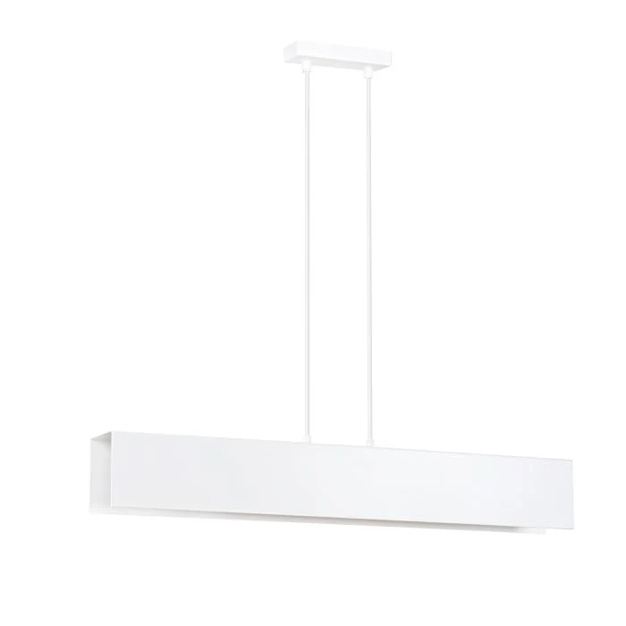Emibig Colgante De Luz Gentor Acero Blanco | Apta para 3x E27 - Max 15W