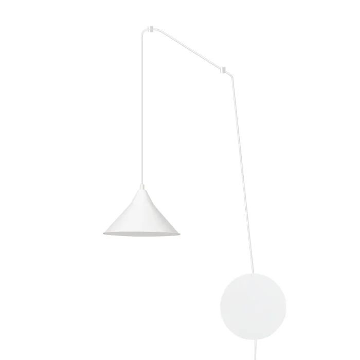 Emibig Colgante De Luz Abramo Acero Blanco | Apta para 1x E27 - Max 15W