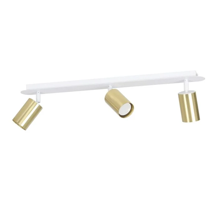 Emibig Luz de techo Zen Acero Blanco | Apta para 3x GU10 - Max 10W