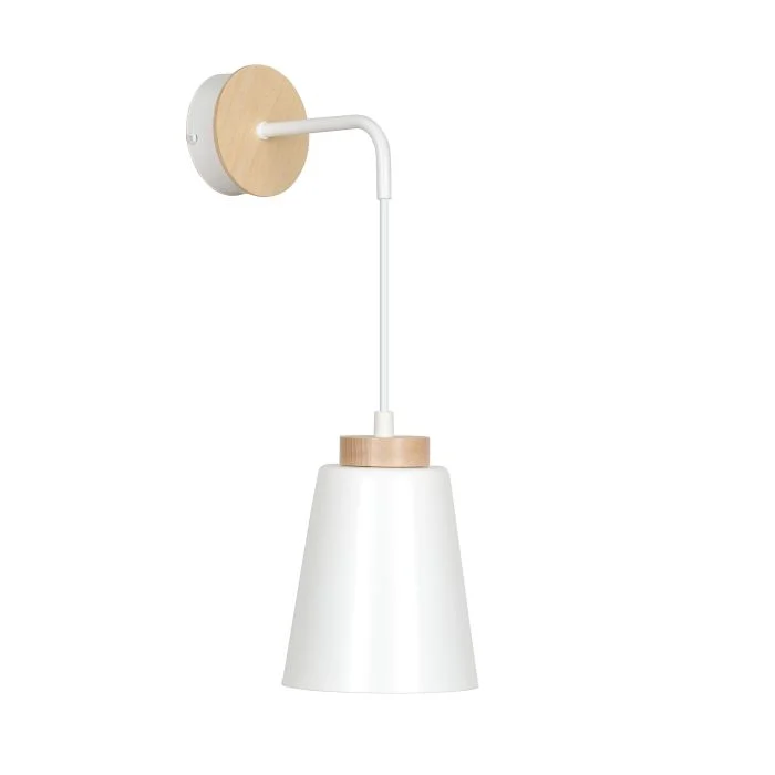 Emibig Luz De Pared Bolero Acero Blanco | Apta para 1x E27 - Max 15W