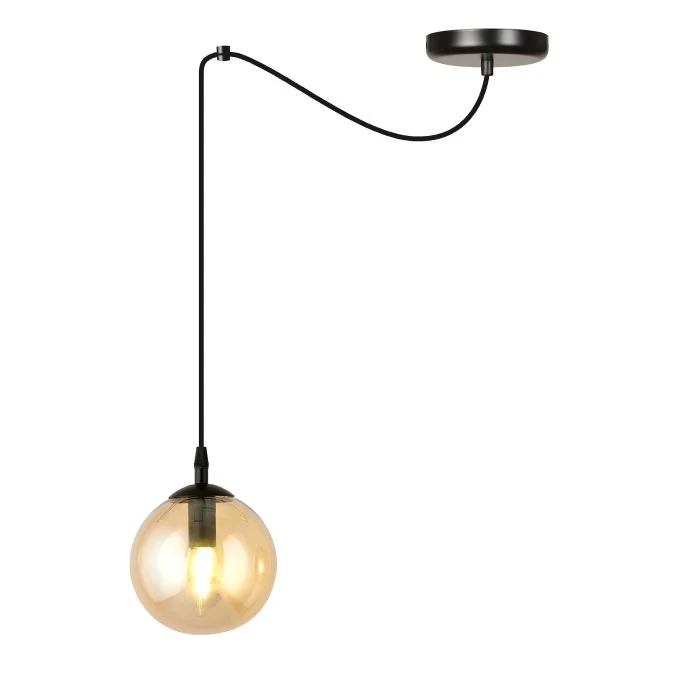 Emibig Colgante De Luz Gigi Acero Negro | Apta para 1x E14 - Max 10W