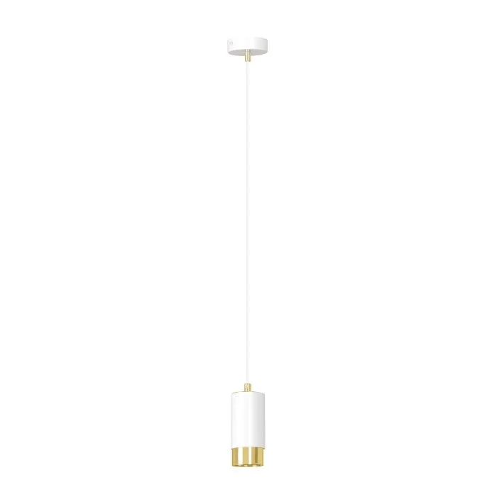 Emibig Colgante De Luz Fumiko Acero Blanco | Apta para 1x GU10 - Max 10W