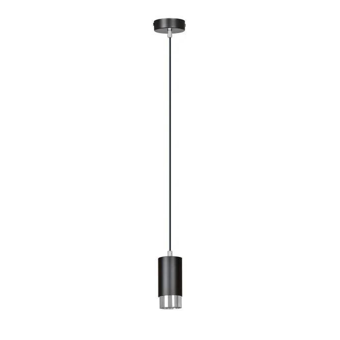 Emibig Colgante De Luz Fumiko Acero Negro | Apta para 1x GU10 - Max 10W