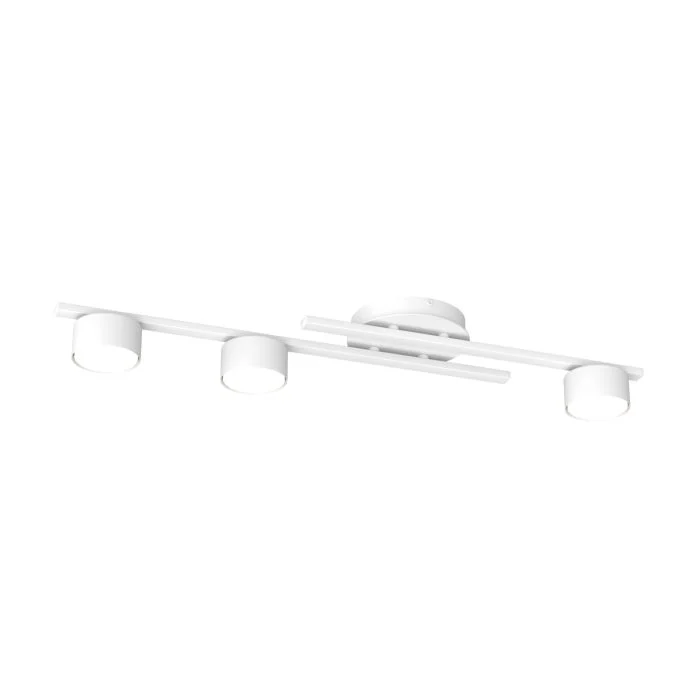 Emibig Luz de techo Fragment Acero Blanco | Apta para 3x GX53 - Max 12W
