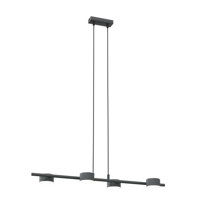 Emibig Colgante De Luz Sora Acero Negro | Apta para 4x GX53 - Max 12W