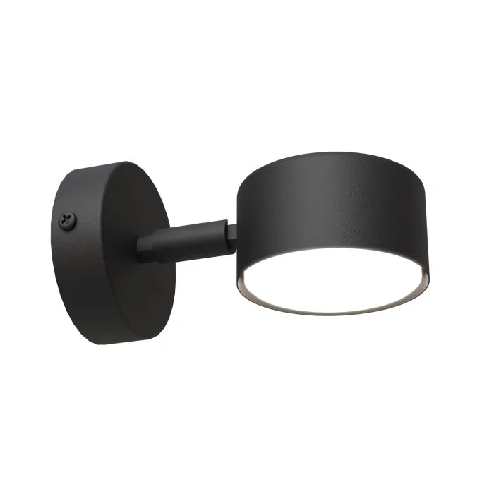 Emibig Luz De Pared Sora Acero Negro | Apta para 1x GX53 - Max 12W