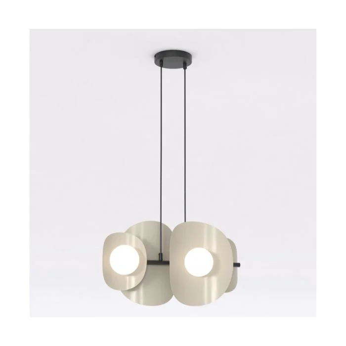 Emibig Colgante De Luz Elementi Acero Marrón | Apta para 4x G9 - Max 8W