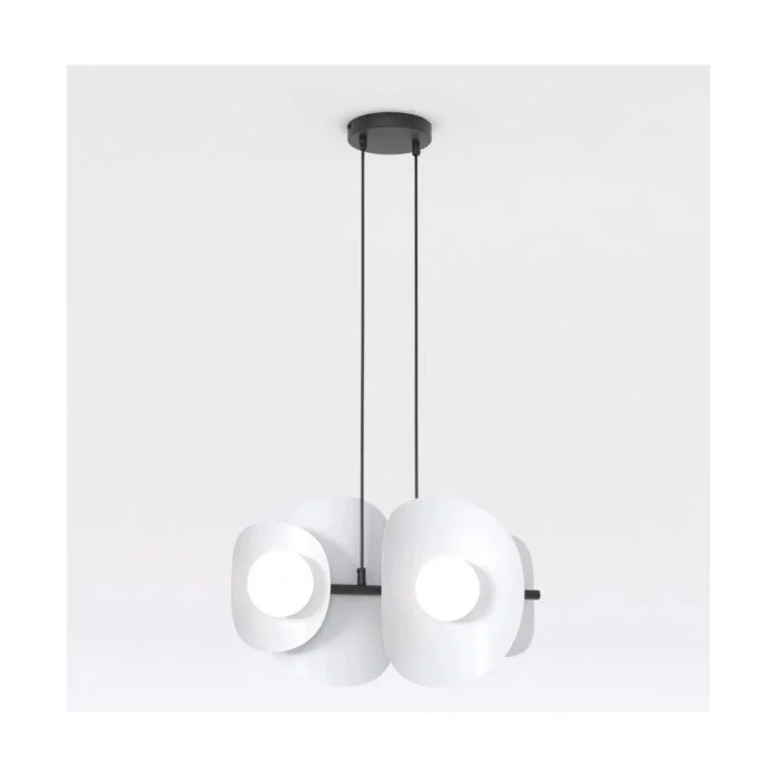 Emibig Colgante De Luz Elementi Acero Gris | Apta para 4x G9 - Max 8W