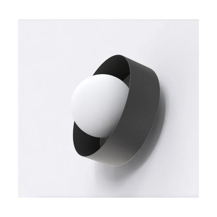 Emibig Luz De Pared Lulu Acero Negro | Apta para 1x G9 - Max 8W