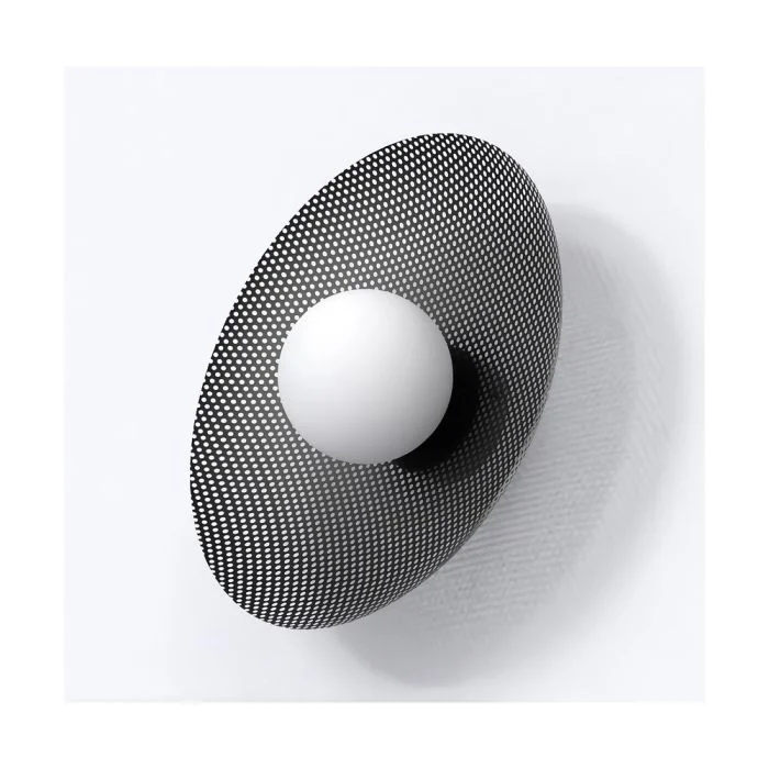 Emibig Luz De Pared Vibez Acero Negro | Apta para 1x G9 - Max 8W