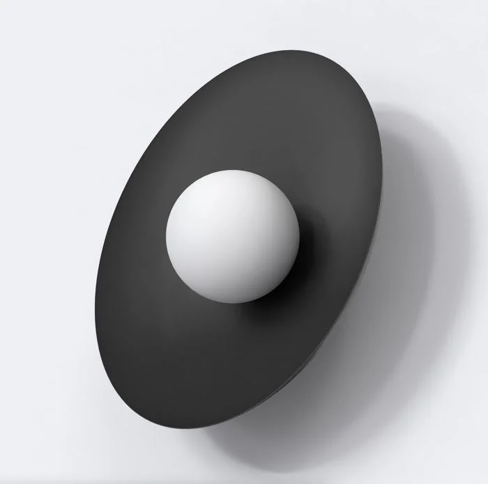 Emibig Luz De Pared Inspo Acero Negro | Apta para 1x G9 - Max 8W