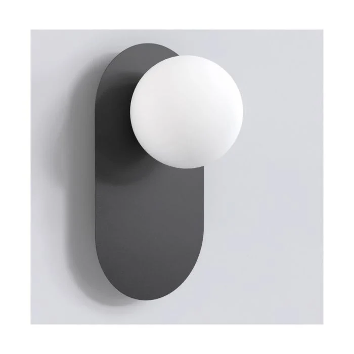 Emibig Pared y Luz de techo Viva Acero Negro | Apta para 1x G9 - Max 8W
