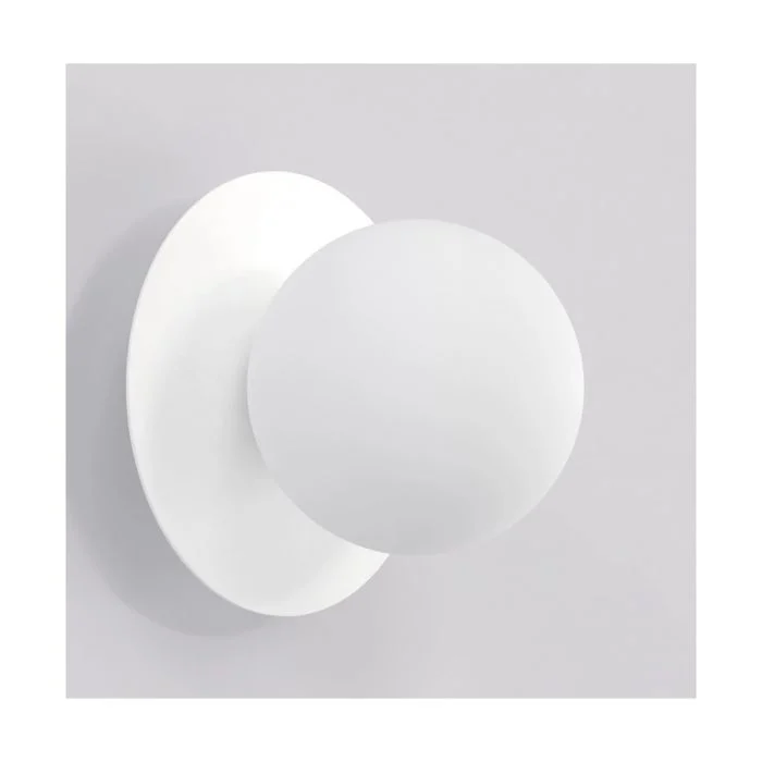 Emibig Luz De Pared Americana Acero Blanco | Apta para 1x G9 - Max 8W