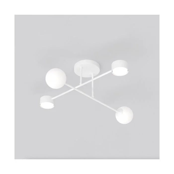 Emibig Luz de techo Holon Acero Blanco | Apta para 2x G9 - Max 8W, 2x GX53 - Max 12W