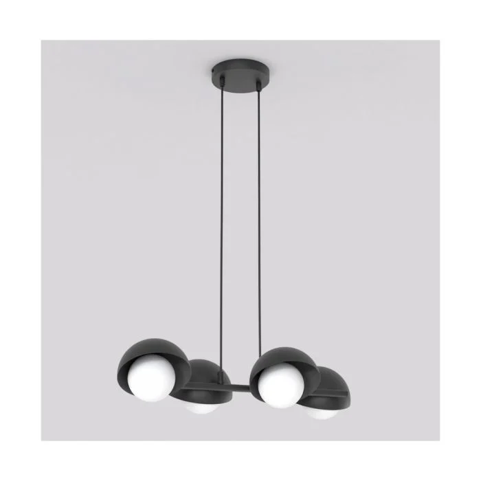 Emibig Colgante De Luz Boom Acero Negro | Apta para 4x G9 - Max 8W