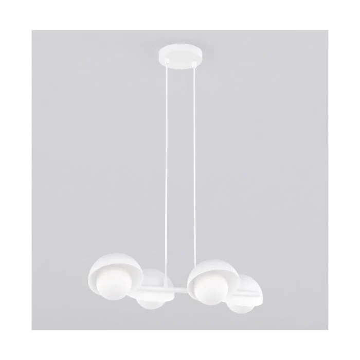 Emibig Colgante De Luz Boom Acero Blanco | Apta para 4x G9 - Max 8W