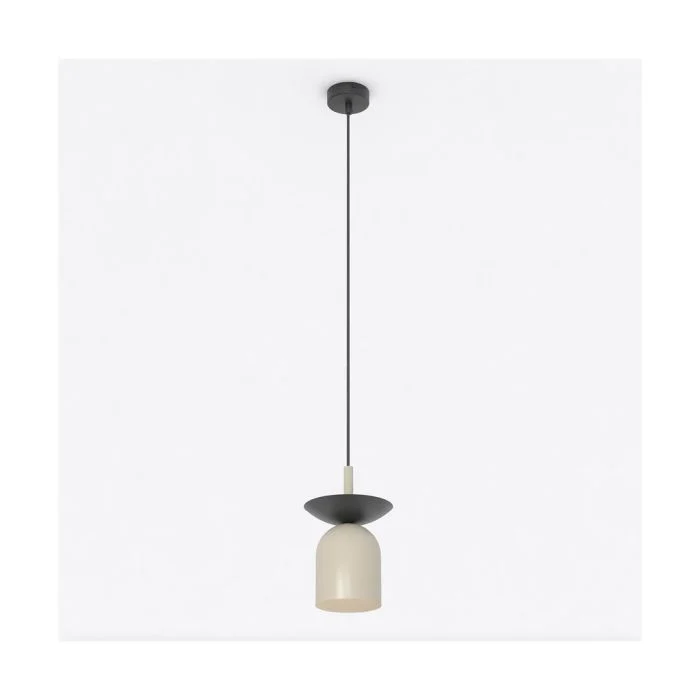 Emibig Colgante De Luz Ego Acero Marrón | Apta para 1x E14 - Max 10W