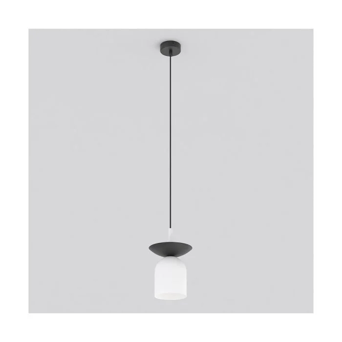 Emibig Colgante De Luz Ego Acero Blanco | Apta para 1x E14 - Max 10W