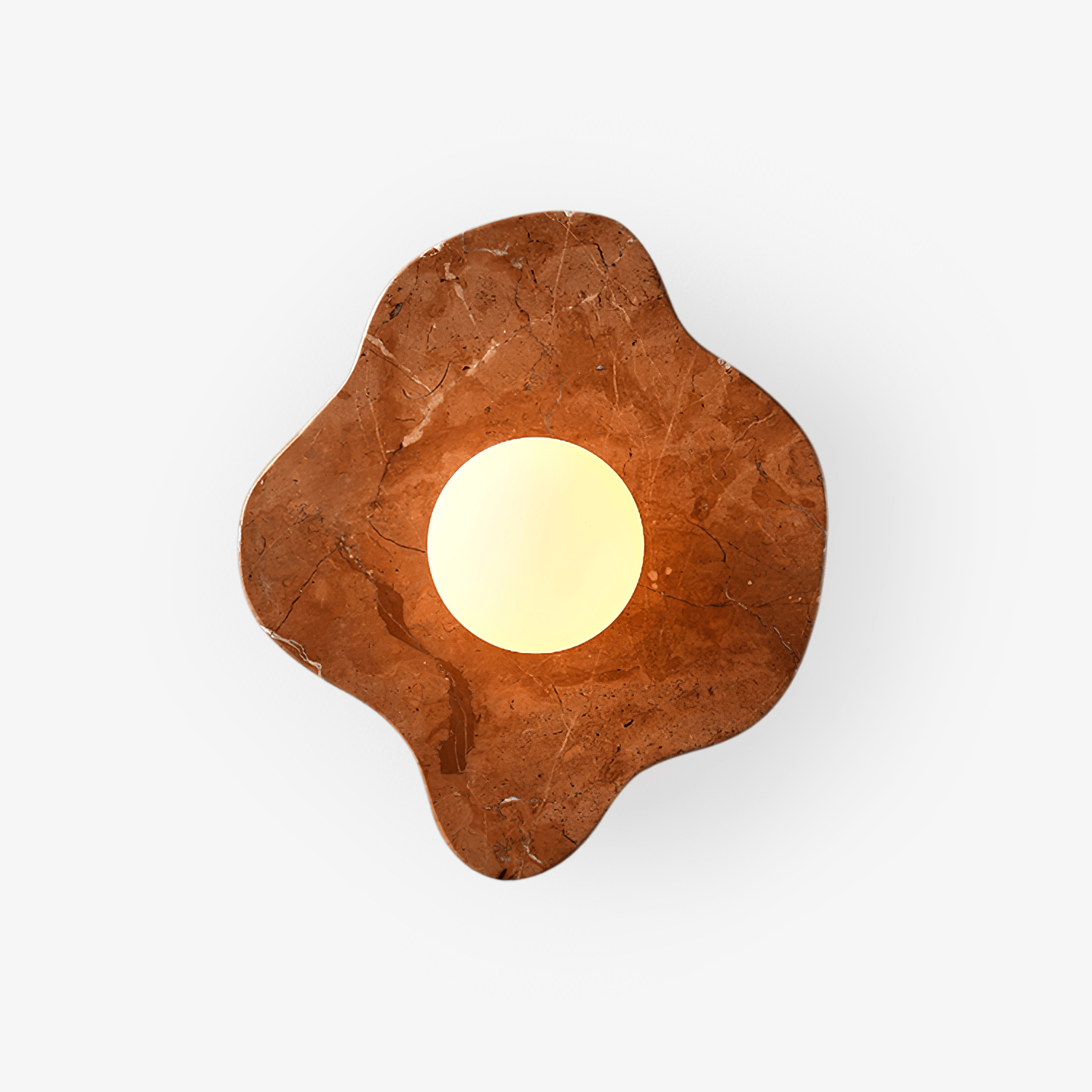 Bloom Innen Wandleuchte Beige Rustikal Marmor