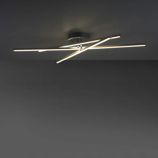 Plafón LED Alina con ambilight RGB, atenuable